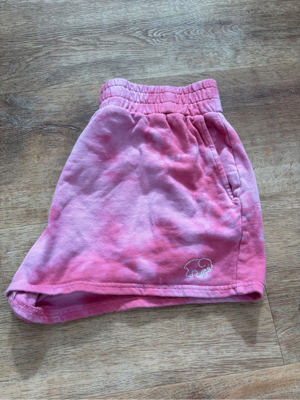 ivory ella Pink Tie-Dye Skirted Shorts